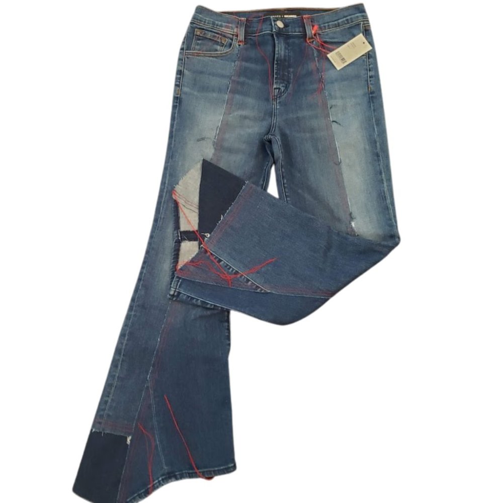 NEW J Brand xKozaburo Jolene Mysticism Flare Jeans - Picture 8 of 16